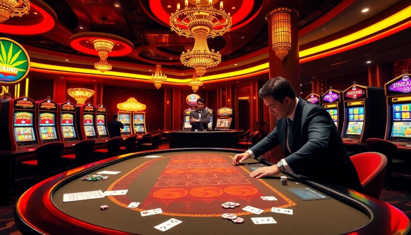 Engage in thrilling games at S666 with vibrant casino visuals and professional gameplay.