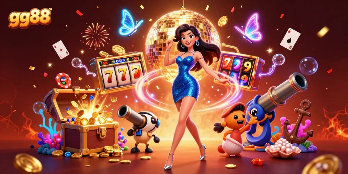 Experience the thrill of gg88 slots with dynamic visuals and vibrant casino elements.