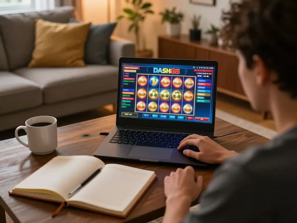 Engaging online gaming session on Dash88 showcasing player strategies for success in casino gaming