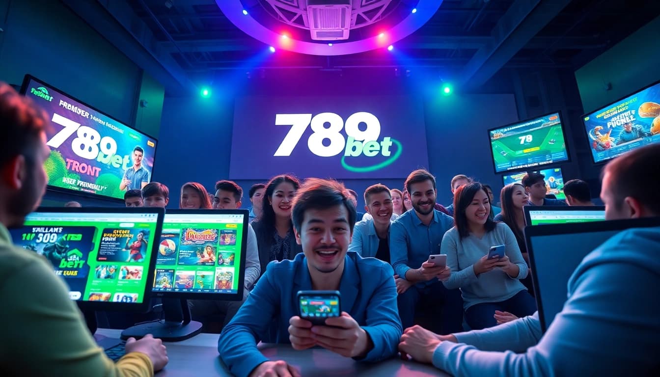 Engaged players enjoying the 789 bet online gaming experience with vibrant designs and dynamic interfaces.