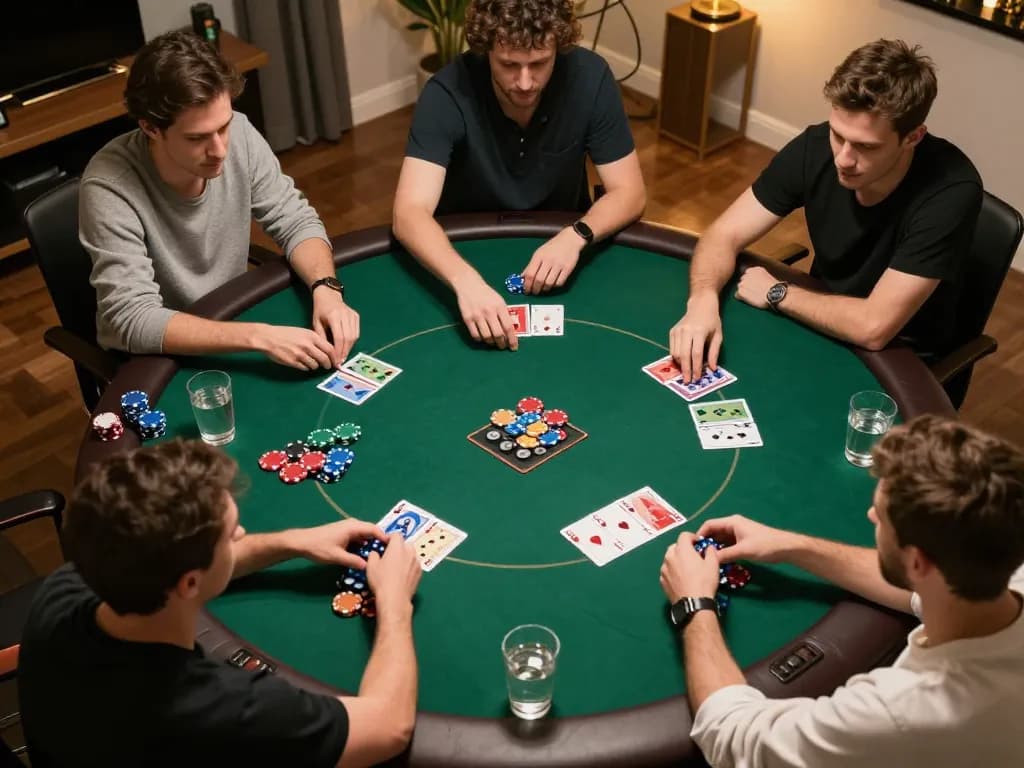 Experience the thrill of online poker at barbanoglass with players engaged in strategic gameplay.