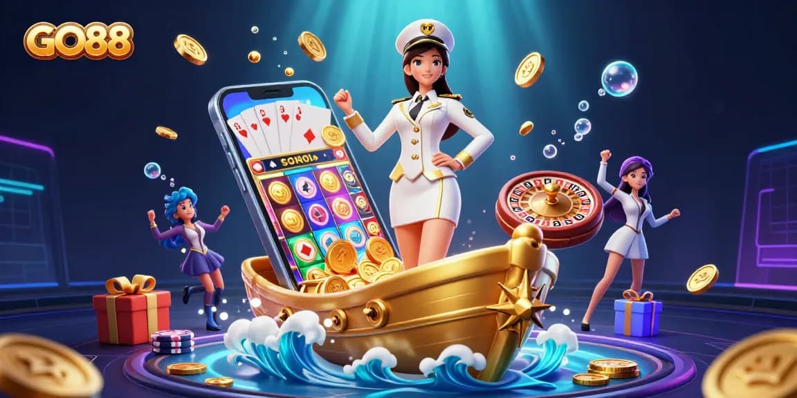 Experience the vibrant world of GO88 with thrilling casino action and rich game elements.