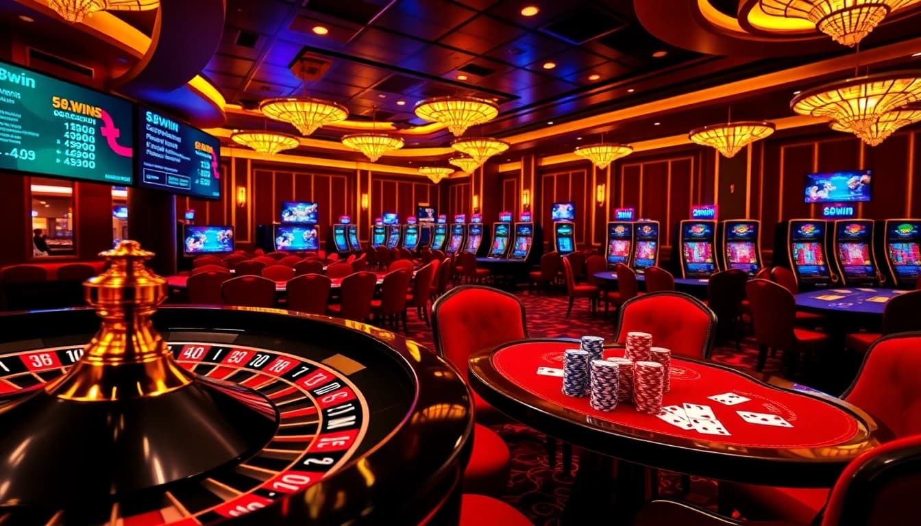 Experience thrilling gameplay at 58win with engaging roulette and poker setups.