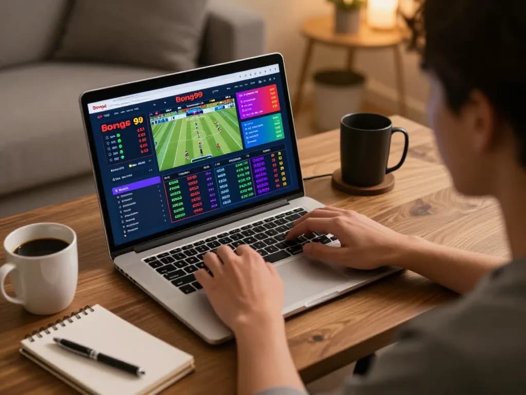 bong99 sports betting interface viewed during an online gaming session