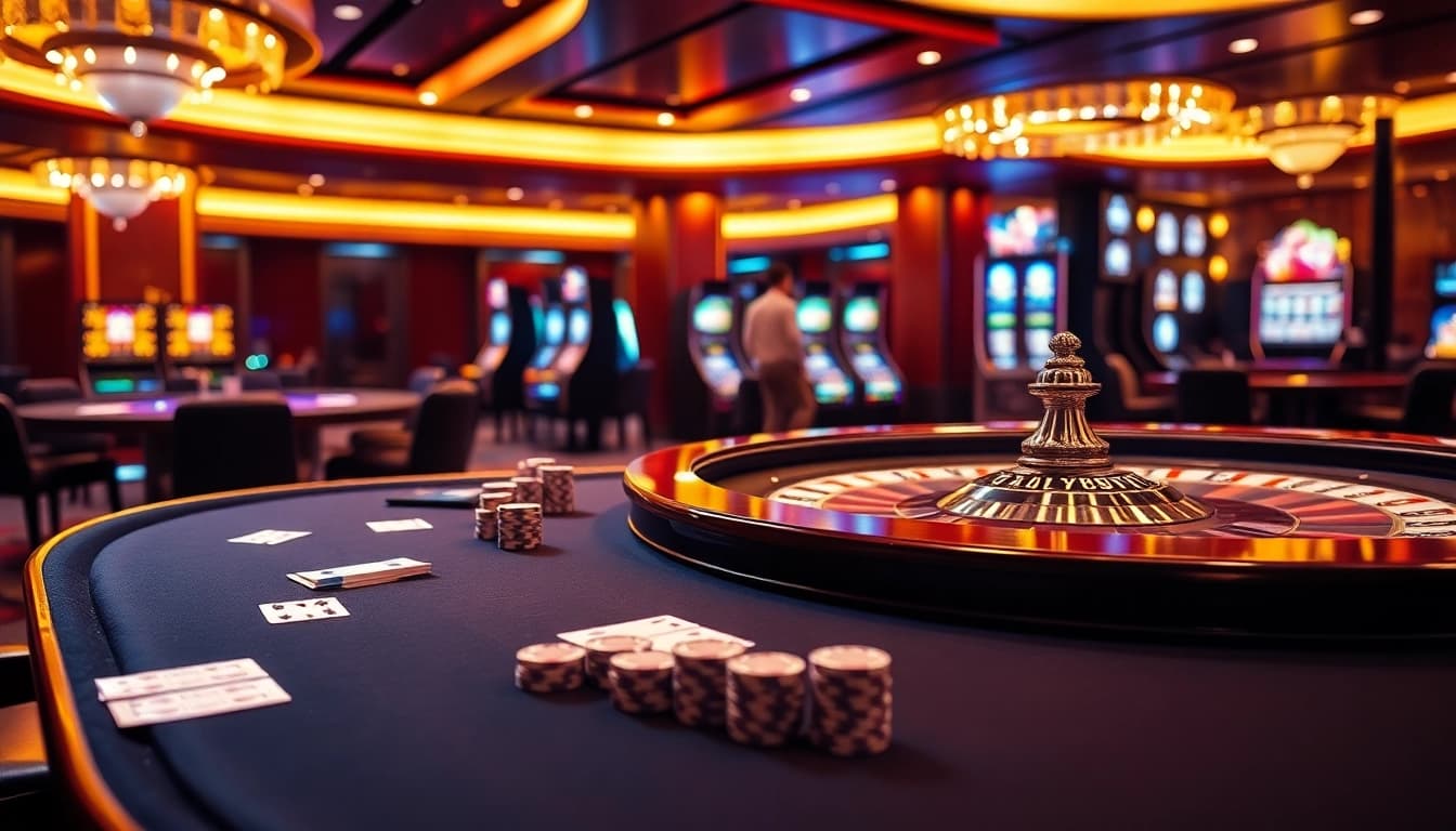 Experience thrilling gameplay at RR88 casino with vibrant tables and winning opportunities.