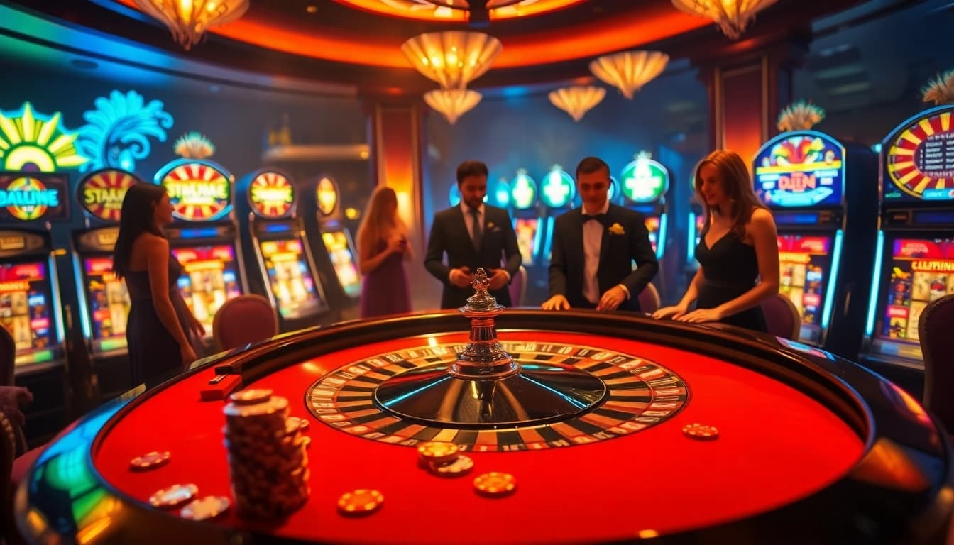 Experience Truyên ma kinh dị as players engage in an elegant casino environment filled with thrill.