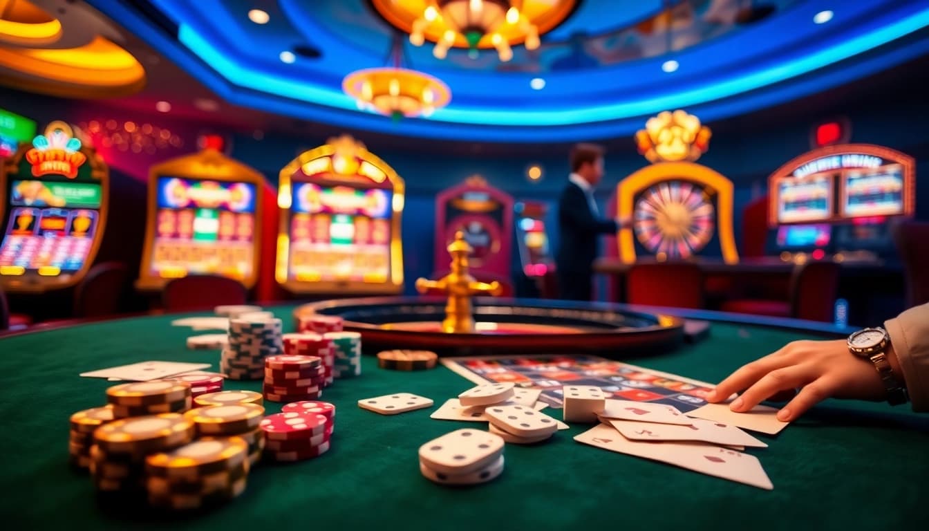 Experience thrilling gameplay at 23win with vibrant casino tables and exciting betting action.