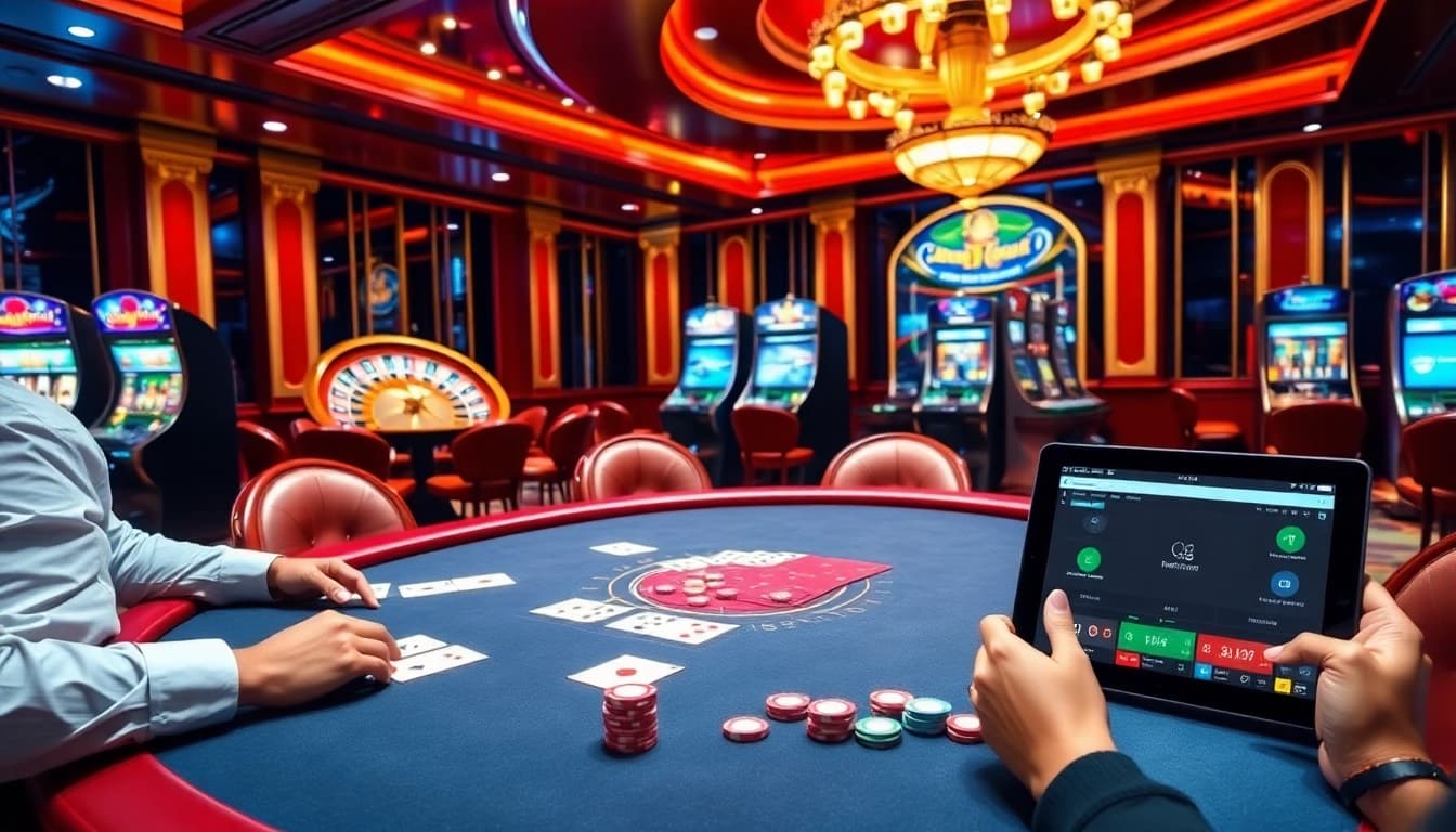 Experience the thrill of casino gaming at https://thabet1.net/ with vibrant tables and exciting online betting.