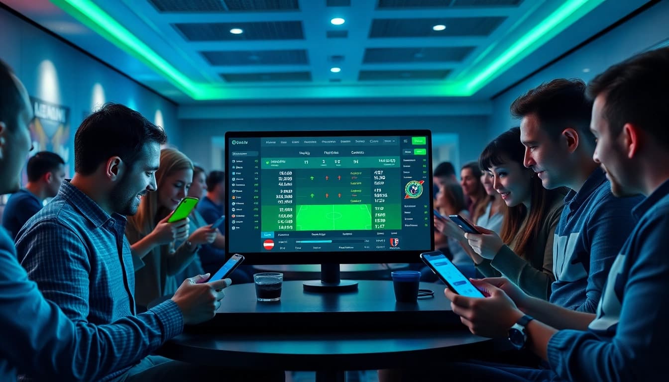 Exciting keonhacai interface showing live football betting odds and user interactions.