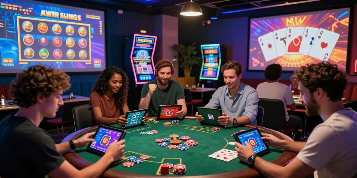 Exciting online casino gaming experience at https://apkbetgames.com.pk/ with diverse players enjoying digital games.