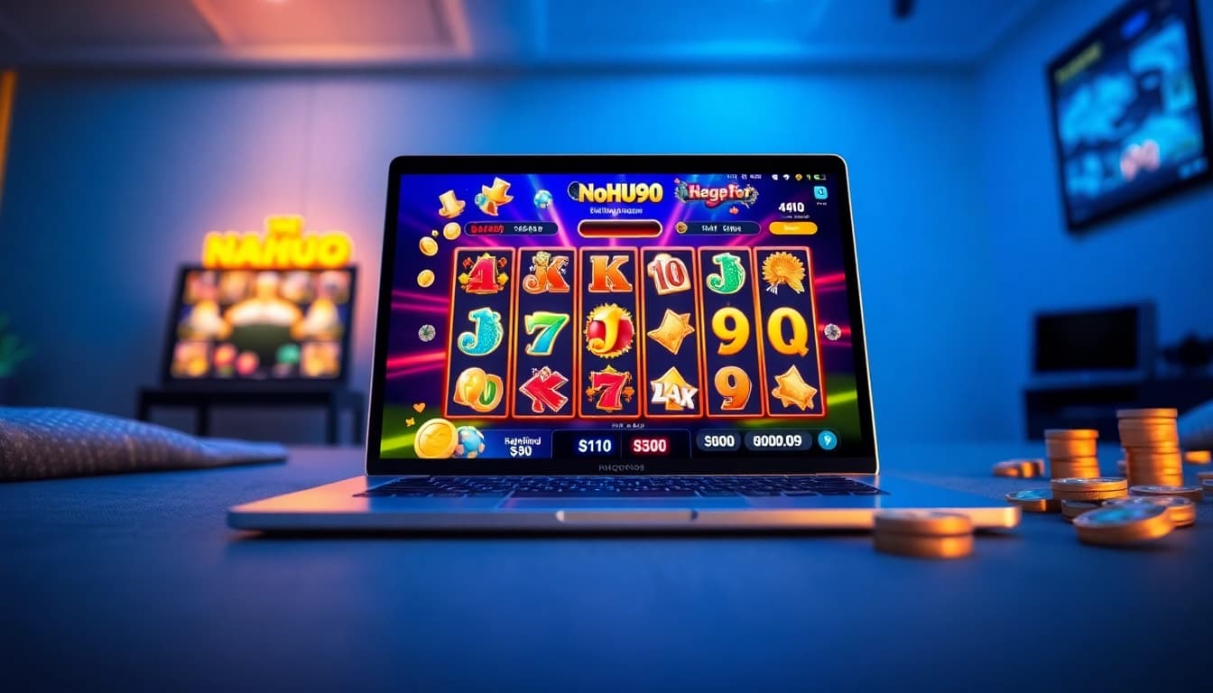Experience thrilling slot games on NOHU90 with vibrant graphics and jackpot excitement.