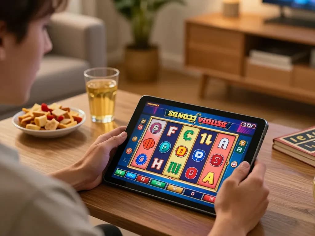 Pemain menikmati slot online yang mendebarkan di westsrestaurant, terlibat dalam aksi permainan yang hidup.