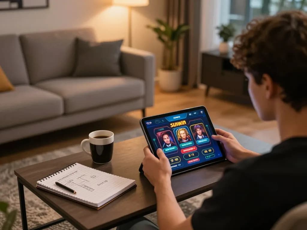 Players enjoying dynamic online action at Sunwin gaming app in a cozy setting.