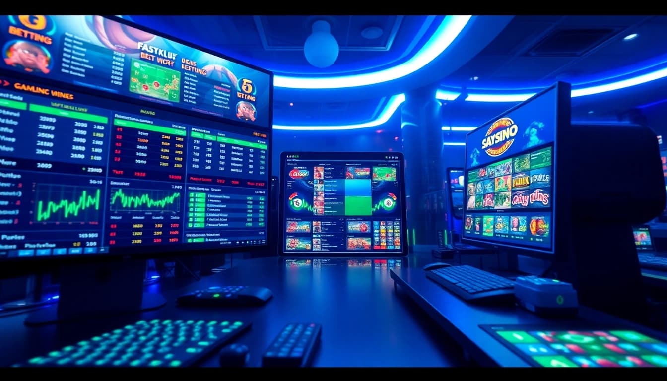 Online betting interface showcasing nhacaiuytin in a vibrant, engaging atmosphere.