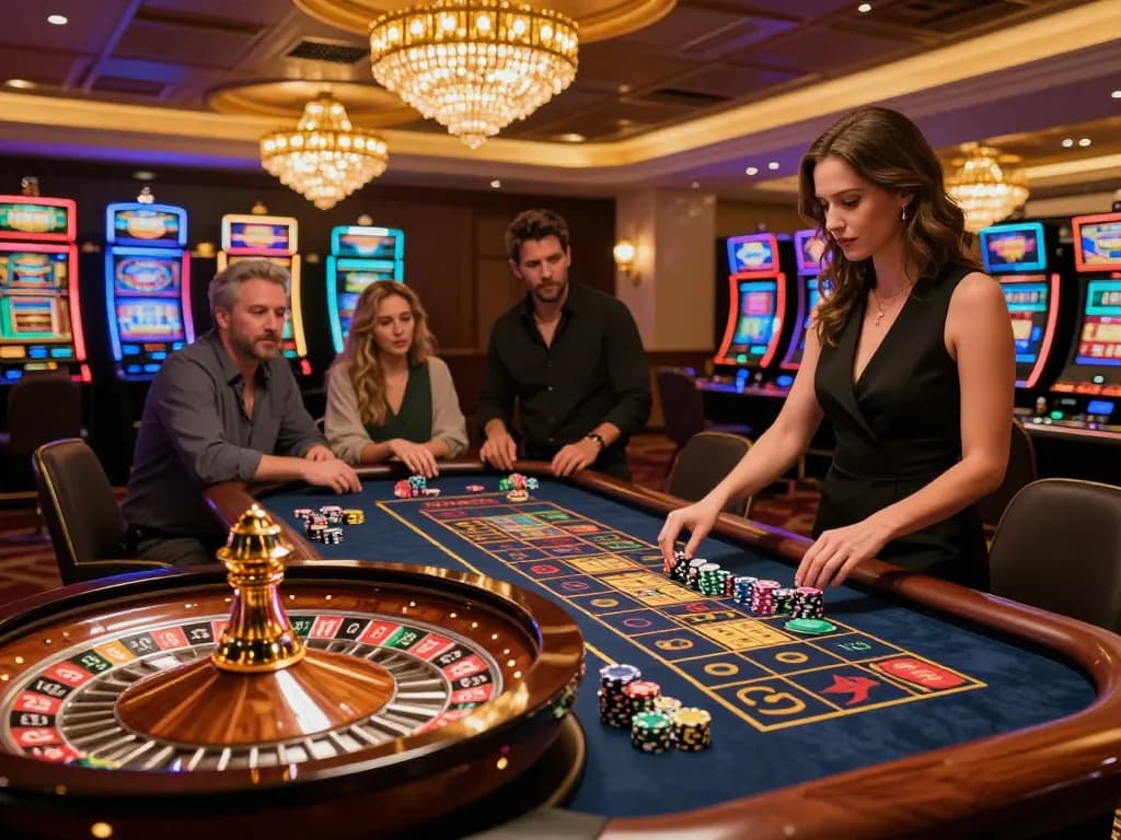 Engaging gameplay at dash88 roulette table with players immersed in betting action.