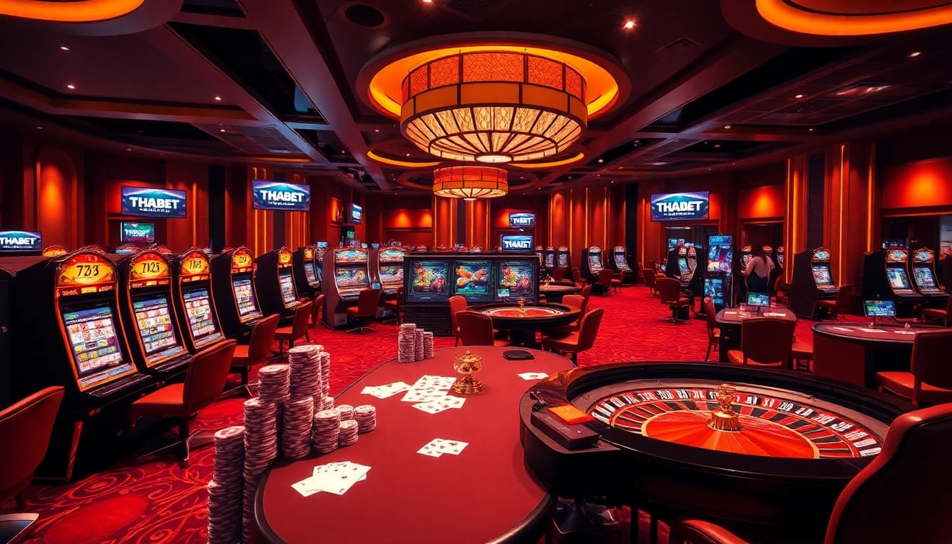 Experience the thrill of winning at THABET casino with dynamic games and luxurious surroundings.