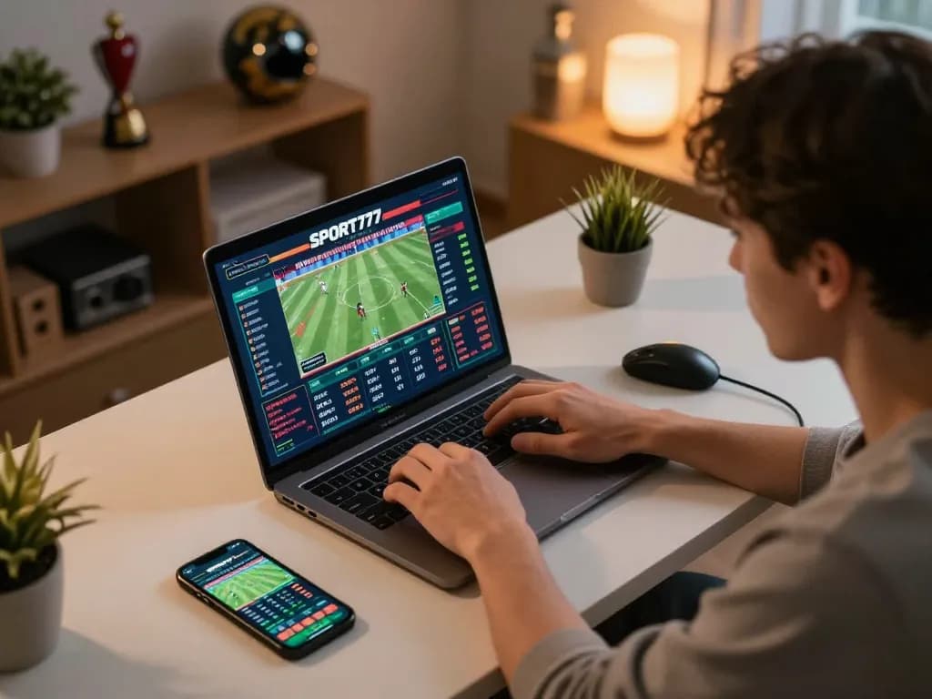 Terlibat dalam taruhan olahraga langsung dengan SPORT777 di laptop dan smartphone, menangkap sensasi perjudian waktu nyata.