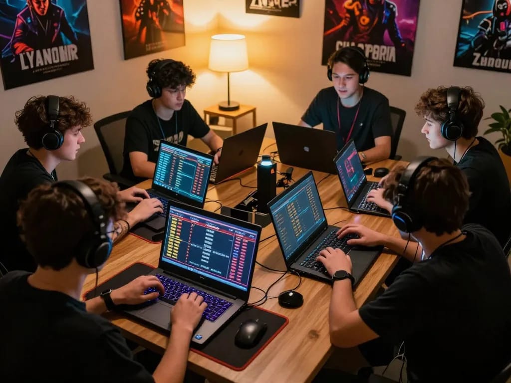 Watch players analyze strategies during an esports betting session on tr88 game.
