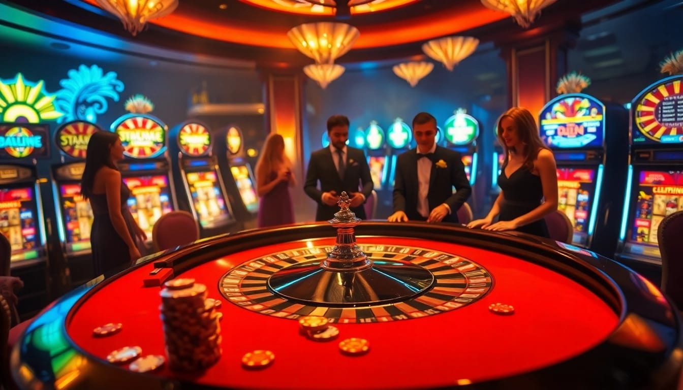 Experience Truyên ma kinh dị as players engage in an elegant casino environment filled with thrill.