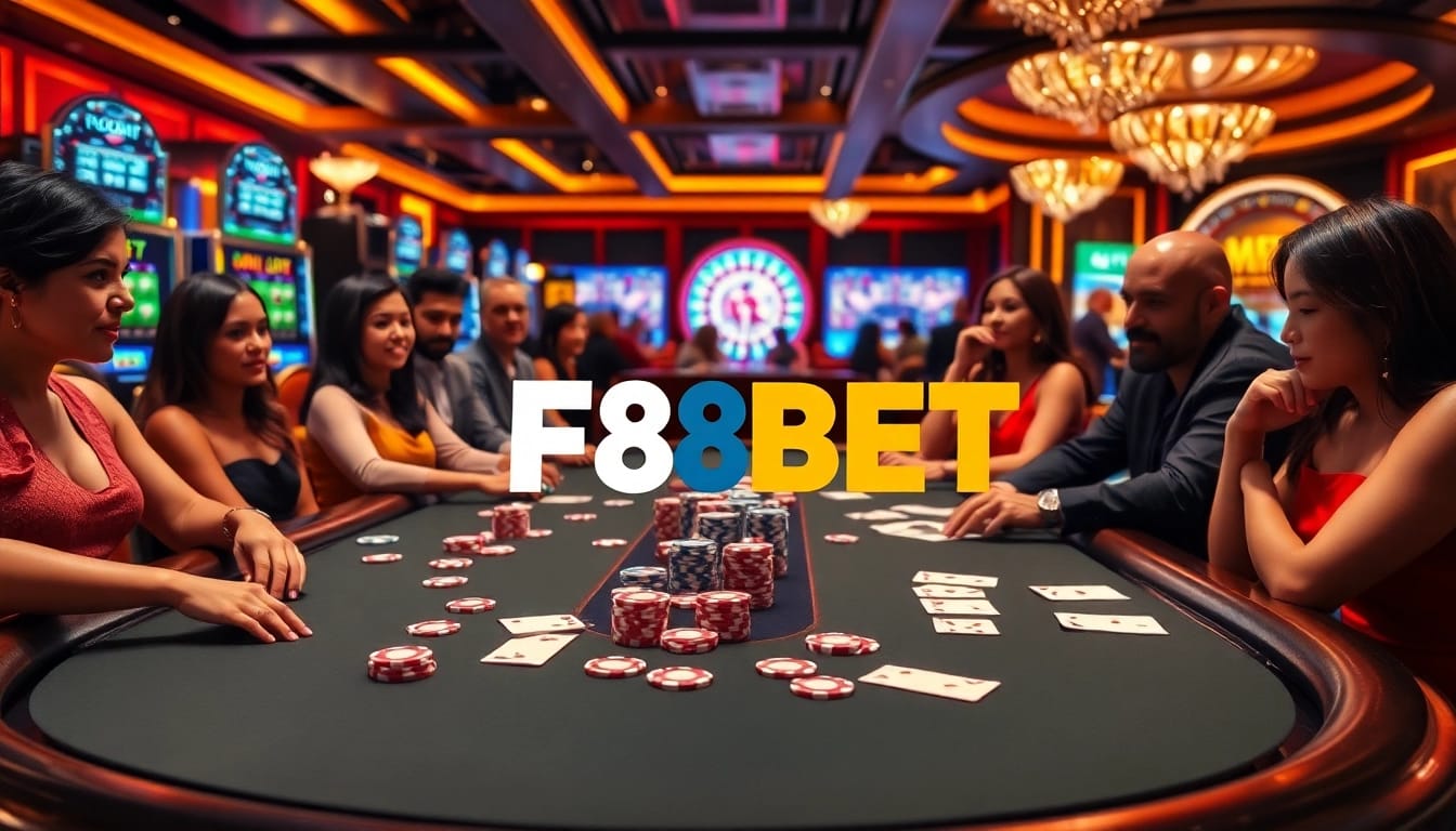 Experience the thrill of F8BET with luxurious casino games and vibrant poker action.