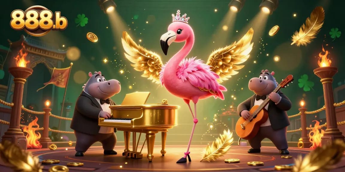 Activate excitement at 888b casino with cartoon characters in a vibrant 3D scene.