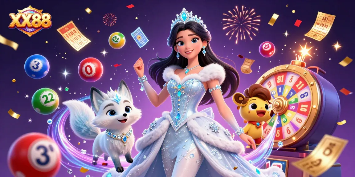 Engage in exciting gaming adventures with XX88, featuring vibrant casino elements and dynamic lottery themes.