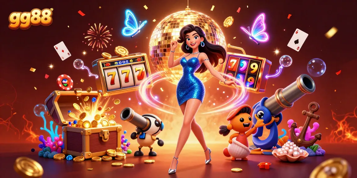 Experience the thrill of gg88 slots with dynamic visuals and vibrant casino elements.