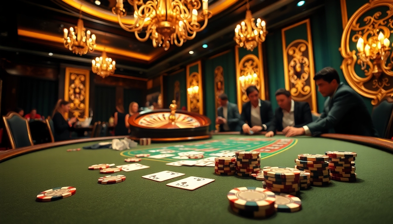 SODO CASINO poker players enjoying high-stakes games in a luxurious setting.