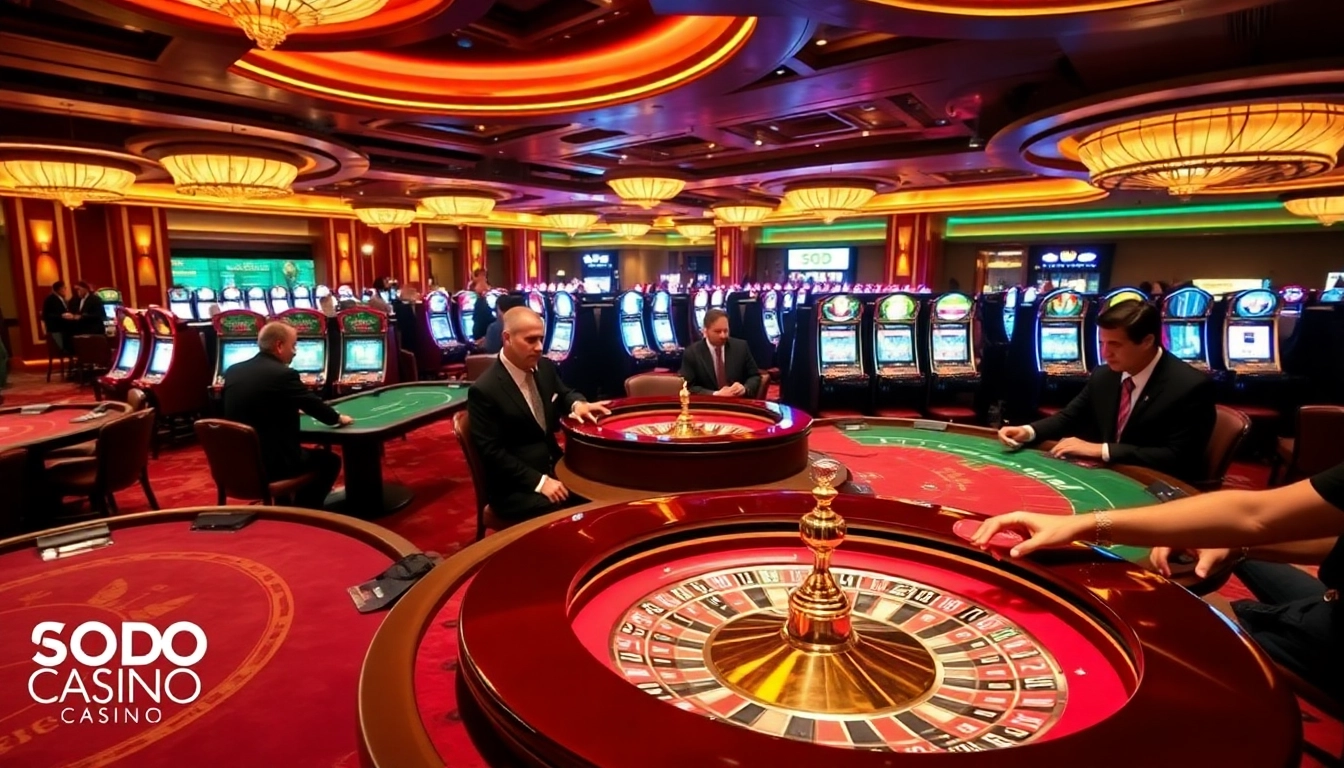 Experience the thrill of gaming at SODO CASINO with vibrant tables and exciting gameplay.