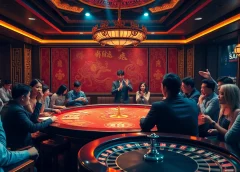 Engage in the excitement of togel china with a luxurious casino live draw setting.