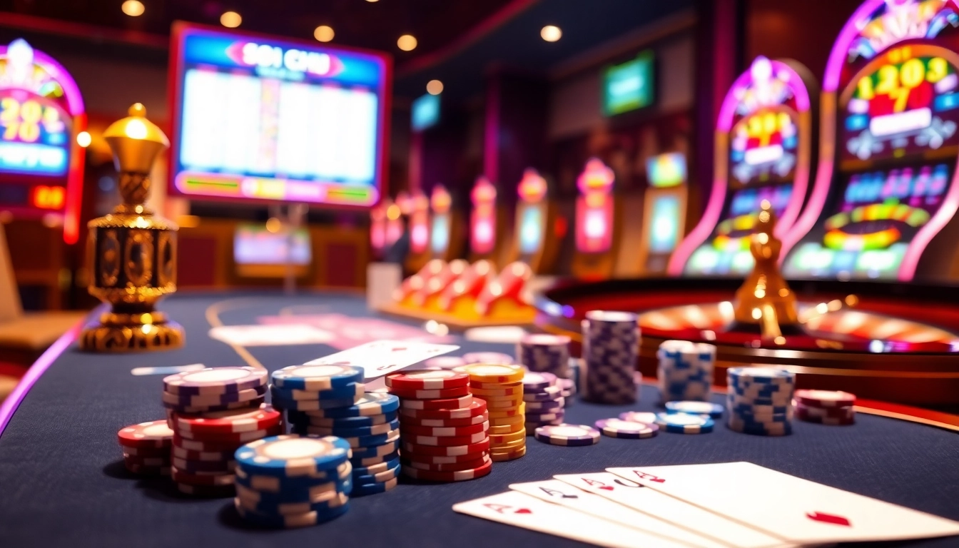 Soi cầu 247 predictions enhance gaming experience at a luxurious casino table.