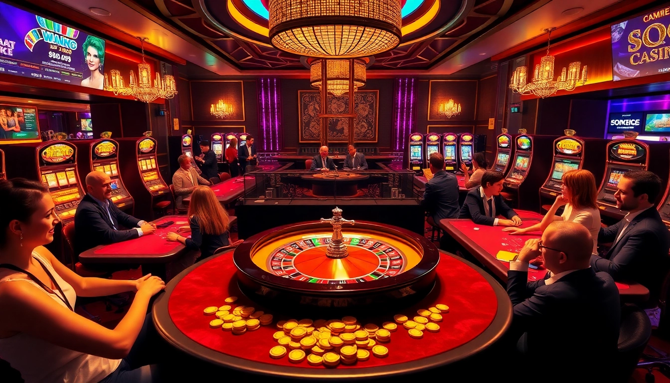 Experience the thrill of winning at SODO Casino with vibrant action at the gaming tables.
