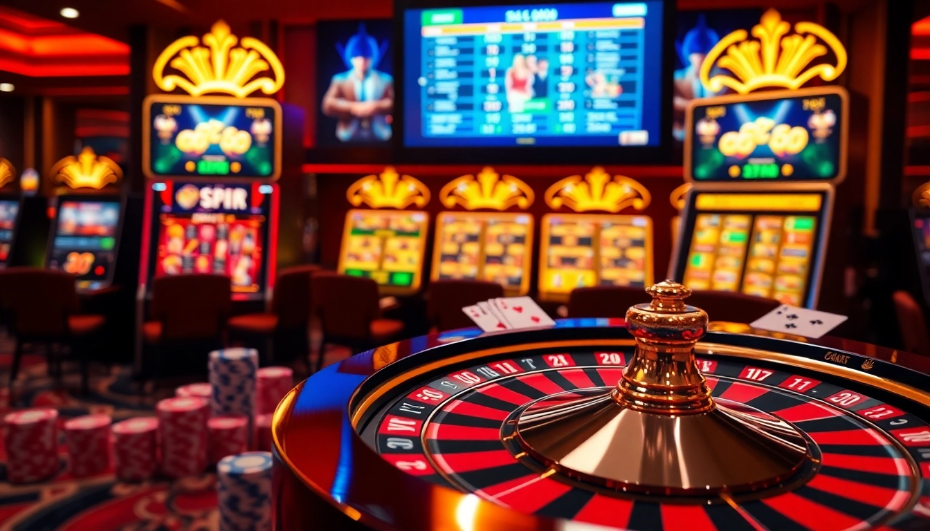 Experience thrilling gameplay at 99okvip.it.com with vibrant casino tables and exciting poker chips.